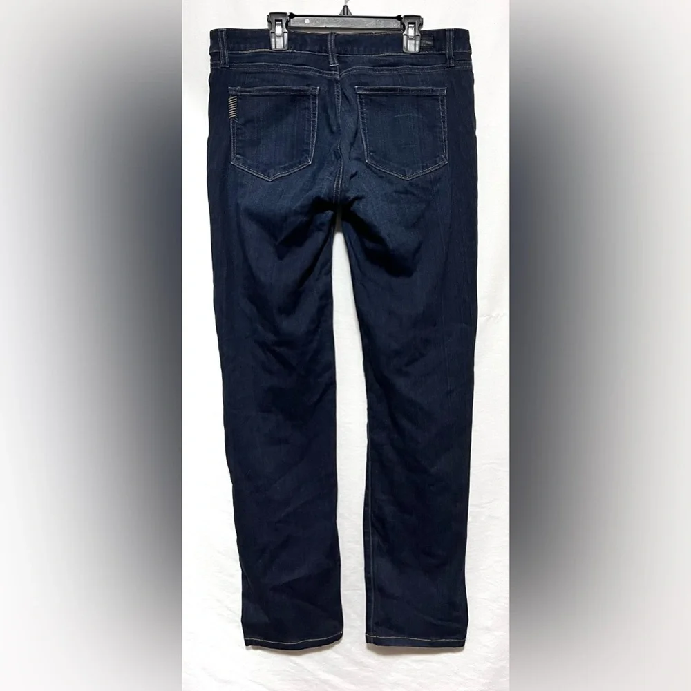 PAIGE Denim Mona Skyline Skinny Dark Blue Jeans Classic Stretchy Luxury Casual